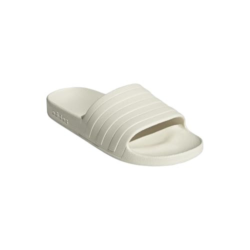 adidas 3 Stripes Adilette Slides Badelatschen (white, EU Schuhgrößensystem, Erwachsene, Numerisch, M, 38)