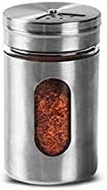 Seasoning Jars, Stainless Steel Spice Jars Seasoning Cans Rotate Cover Salt Pepper Shakers Toothpick Condiment Storage Bottle Kitchen Spice Rack