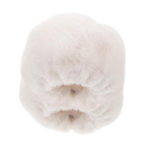 Ipetboom Faux Fur Wrist Cuffs for Women Plush Arm Warmers Stylish Fuzzy Cuffs for Winter Fashion Arm Covers for Girls Ladies