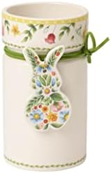 Villeroy und Boch Spring Fantasy Ei, Emma und Paul, wazon na kwiaty, porcelana premium, 17,5 x 17,5 x 21 cm, kolorowy, 17,5 x 17,5 x 21