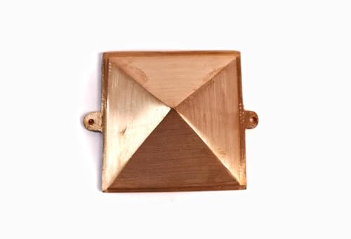 Image of The Spiritual Living Copper Vastu Pyramid | 2 inch | Set of 9 | Positive Energy | Office | Building | Shop | Factory | वास्तु उपाय | Vastu for Home | South East Toilet | for Meditation |