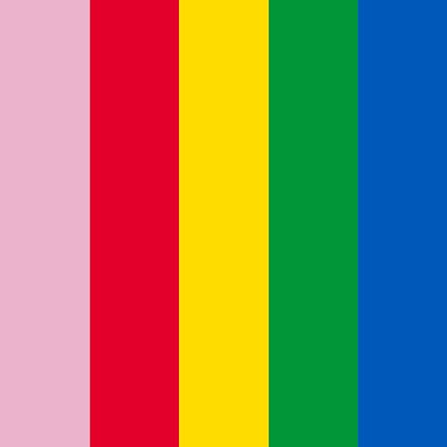 Image of Cricut Value Permanent Vinyl-Rainbow Sampler (12in x 12in Sheets) (Pack of 450)