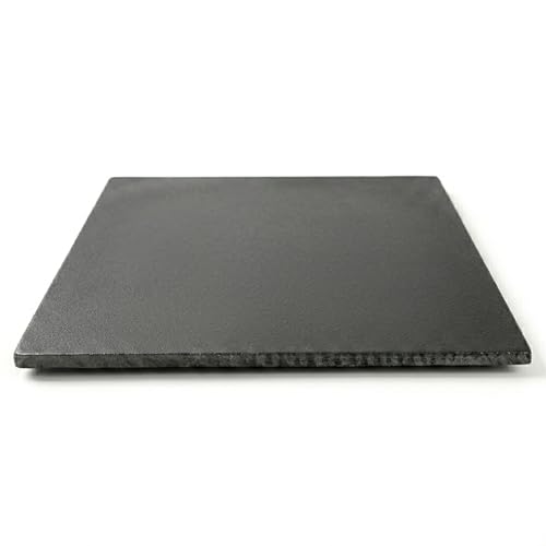 60 x 60 x 0,6 cm - Plaque en fonte pour revêtement mural de cheminée | Excellente conduction thermique | Protection et durabilité | Convient pour les...