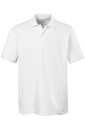 JP 1880 Hommes Grandes Tailles L-8XL Polo Manches Courtes en Coton Blanc 6XL 702560 20-6XL