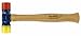 Estwing DFH-12 Mallet Hammer, Red & Yellow Rubber, 12-oz. - Quantity 2