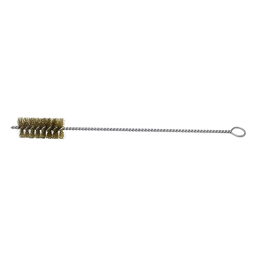 Image of Brush Research 84 Ring Handle Tube Brush, Brass, 1-5 /8 inch Diameter x 18 inch Overall Length (Pack of 1)