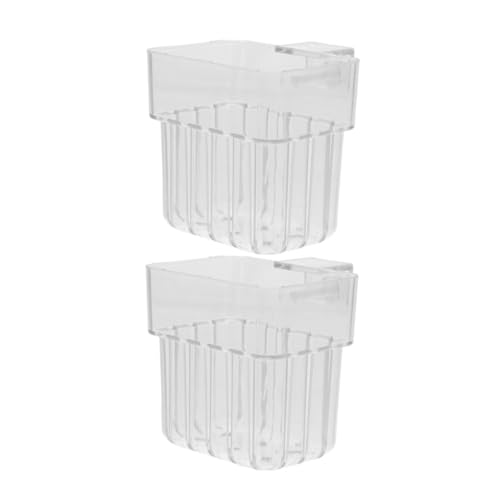 HYTROVE 2 Piezas Soporte para Plantas de Acuario sustrato Acuario Decoración Acuario Paisajismo acuático cestas de plantación de Acuario Maceta acuática Abdominales Transparent