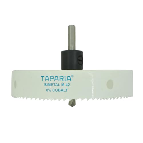 Image of Taparia Bimetal Mini Hole Saw HSM 102 - Precision Cutting Tool, High -Speed Steel Teeth for Wood, Metal & Plastic