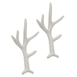 minkissy 1 Paar Künstliche Plastik Hirschgeweih Stirnbänder für Diy Haaraccessoires Kreative Fotodekoration und Partybedarf für Weihnachten und Cosplay