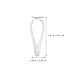 RUNROTOO 4 Pieces Steel Firm Joint Internal External Caliper Set 150mm 200mm Measuring Tools for Precise Modeling Sculpture and Industrial Dimensional Measurement