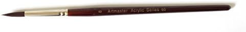 Artmaster Acrylic Paint Brush , Series 60 Round Brushes , 12 Sizes (4)