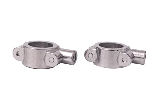 ICTRONIX 2X Universal 25mm Motorrad Lenkerhalterung Lenkerhalter Befestigungs Klemmen 8mm Spiegel Halter