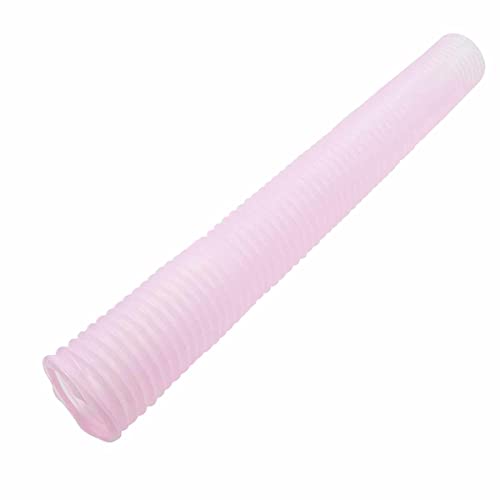 Hamster Tunnel Rohre FüR Kleintier - Ausziehbar üBungsrohr Haustiere Faltbar Erweiterungsrohr Nerz Meerschweinchen Murmeltier Igel Chinchilla Ratten Und Zwergkaninchen, Rosa