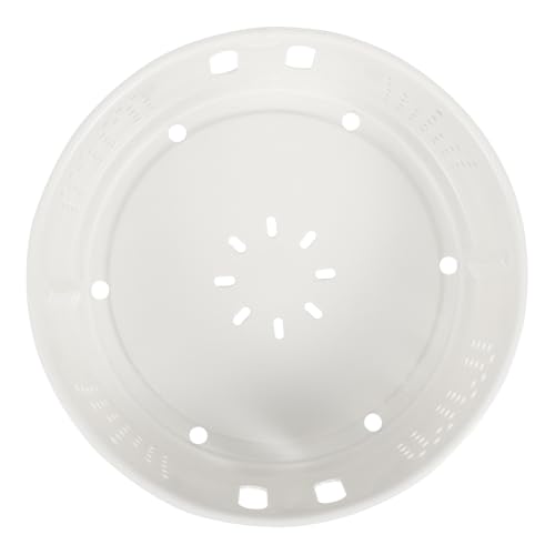 DIYEAH Rejilla de Vapor Reutilizable de Plástico para Olla Eléctrica Inserto de Vapor Apilable para Verduras y Dumplings Diámetro Mediano Resistente y Antideslizante Rápida y Uniforme