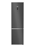 SIEMENS KG39NAXCF iQ500, Freistehende Kühl-Gefrier-Kombination, 203 x 60 cm, 260 L Kühlen & 103 L Gefrieren, noFrost, hyperFresh 0ºC, längere Frische, LED, Home Connect, antiFingerprint, schwarz