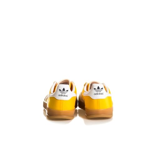 Image of adidas Gazelle Indoor Mens Sneakers, Crew Yellow /Cloud White /Almost Yellow, Size 10.5