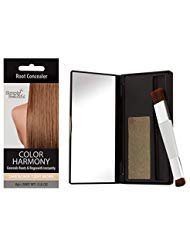Hair Color Root Touch Up Powder by Color Harmony: Conceals Grey and Dark Roots, Water Resistant Cover-Up; Non-Sticky, Simple to Apply and Mess-Free Root Concealer Mascara (Dark Blonde/Light Brown)