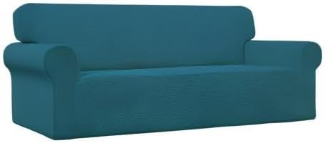 Miniatura 9 de Easy-Going Funda elástica para sofá, 1 pieza, suave, con parte inferior elástica, protector para niños, tela jacquard de elastano y poliéster con