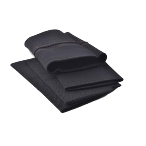 TOVINANNA 2pcs Bracer Support Injury Protector Sports Guards Bands Black