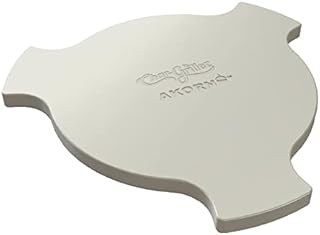 Char-Griller 6201 AKORN Smokin Ceramic Smoking Stone, 15”L x 15”W x 1”H, Ivory