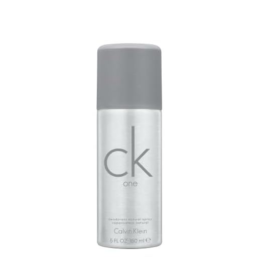 CALVIN KLEIN CK One Deodorante en Spray Unisex |Con fragancia a mandarina y flor de uva | Larga duración | 150ml