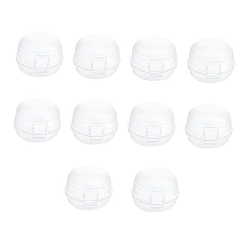 VICASKY 10Pcs Kitchen Safety Cover Stove Knob Protectors for Heat Resistant Material Transparent Gas Stove Knob Locks Childproofing Safety Case for Home Use