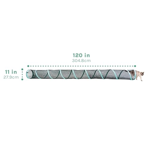 Kitty City Outdoor Catio Furniture and Play Kits for Cats, 10' Tunnel/Medium by Kitty City - Image 2