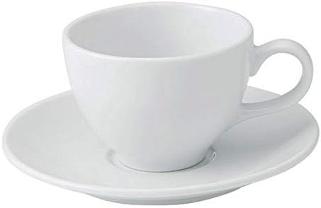 Maruka Koyo 58500052 Cup Saucer, Contorno Long Diameter 4.7 x Short Diameter 3.5 x Height 2.6 inches (11.9 x 9 x 6.5 cm), Commercial Use