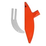 SEWACC Protector Antipolvo para Mesa de Carpintería con Cuchilla Divisora, Compatible con Hojas 11,8 Pulgadas, Carcasa Roja Resistente de Banco, Accesorio Seguro y Práctico