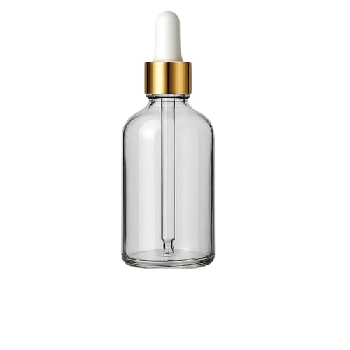 Transparent Glass Dropper Bottle with Gold Dropper – Refillable & Reusable for Essential Oils, Serums, Face Oils & Perfumes (100ML) (set of 1)-image-37