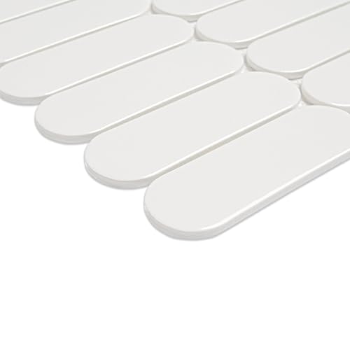 MSI Bianco 12 in. x 12 in. Glossy Ellipse Glass Mosaic Tile Flooring by MSI - Used condition - Image 6