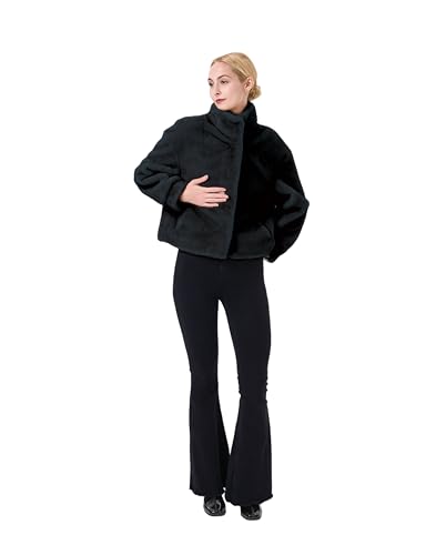 Veste d'hiver courte pour femme doublure chaude randonnée et loisirs