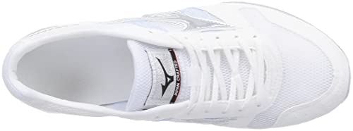 [ミズノ] ランニングシューズ ウエーブエンペラー ジャパン 4 部活 軽量 クッション性 陸上 トラック800m ランニング マラソン トラック 薄底 ホワイト/シルバー/ホワイト 22.5 cm 2E 5枚目