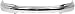 Evan-Fischer EVA17372011794 Bumper for Ford Expedition 99-02/F-Series 99-04 Front Bumper Chrome w/Pad Holes