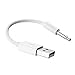 Ociodual Cable 3.5mm Adaptateur USB Jack Sync Data Chargeur pour Apple iPod Shuffle 3/4 / 5/6 / 7 Blanc