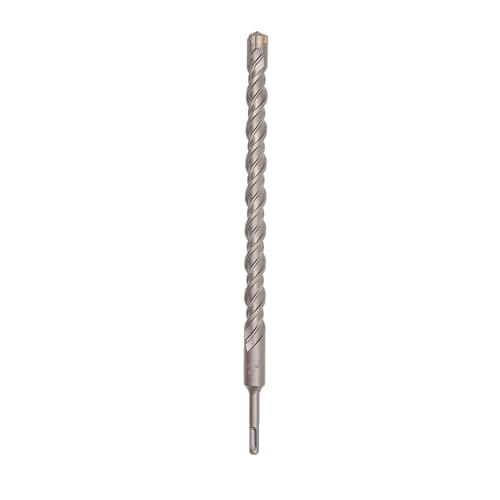 Image of TAPARIA 24mm Cross Point Tip SDS Plus Hammer Drill Bit for Concrete /Masonry Drilling (HDC 24400, 24x340x400 mm)-Home, DIY, Professional, Construction, Brick, Wall-Drilling