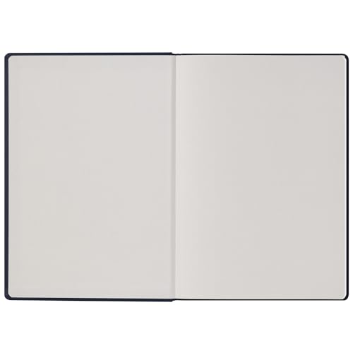 Carnet A5 Maruman Mnemosyne à points bleu marine avec couverture rigide - 5