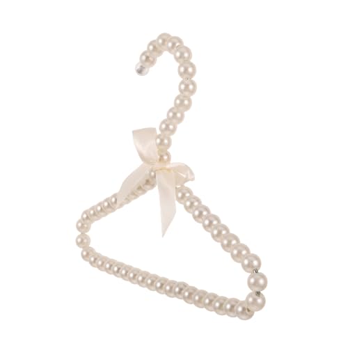 ERINGOGO Pet Pearl Hanger for Dogs and Cats Beaded Clothes Hanger for Pet Outfits for Clothes Storage Courtyards Kitchens and Travel