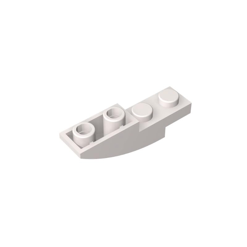 Gobricks GDS-731 Slope Curved 4 x 1 Inverted 50PCS Compatible with Lego Toy 13547 6039869 DIY Parts and MOC Components for Major Brick Brands Color: