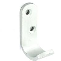 Coat Hooks Aluminium (2) 50mm