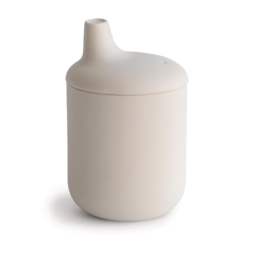 Image of mushie 100% Silicone Baby Sippy Cup | 6 Months+ (Shifting Sand)