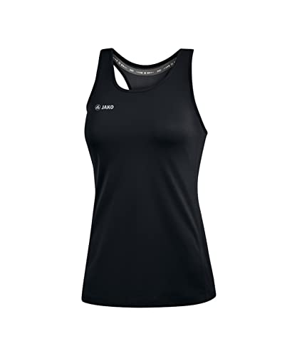 JAKO Damen Tanktop Run 2.0, Schwarz, 36 JAKO Damen Tanktop Run 2.0, Schwarz, 36