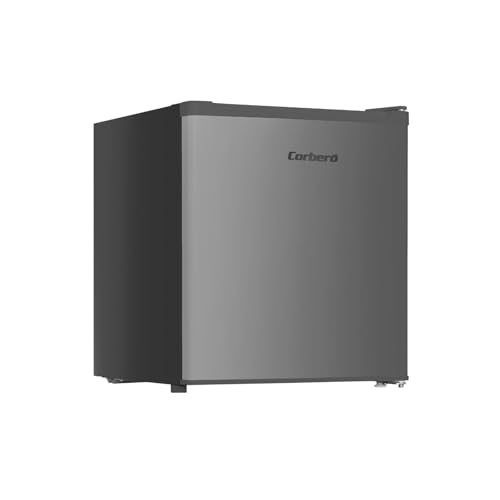 Corberó – Nevera pequeña   Mini Bar | CFHMB41X | 51x44x47 cm | Capacidad 41L | Rango 1 10 °C | 39 dB | Puerta Reversible | Patas Niveladoras | Color Inox