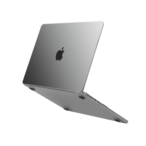 MOSISO Funda Compatible con MacBook Air 15 Pulgadas 2023 2024 M3 A3114 M2 A2941 Touch ID, Ultra-Fino Delgado Natural Original Color Carcasa Rígida de Plástico...