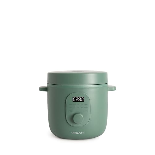 CREATE/RICE COOKER STUDIO/Arrocera eléctrica multifunción 1.2L verde sage/Programable hasta 24h....