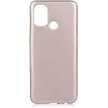 Nevarium One Plus Nord N100 Uyumlu K l f Silikon Yumu ak Dokulu Premium- Gold