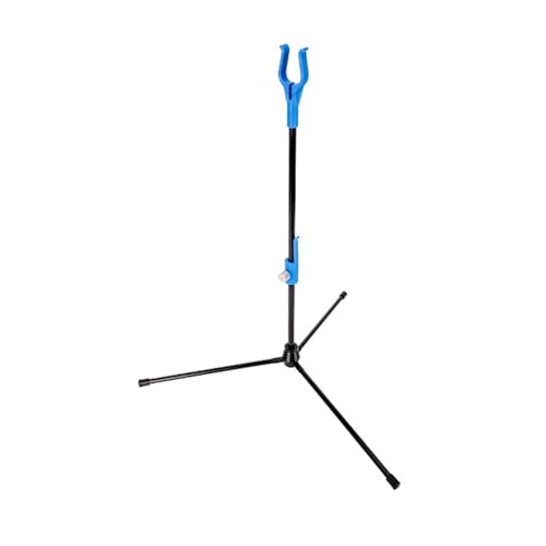 KURUGEILI Archery Bow Stand Fiber Glass Lightweight Bow Holder Rack Legs for Recurve Bow Compound Bow Longbow Takedown Bow