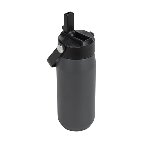 Image of PUMA unisex-adult 18oz Insulated Stainless Steel Water Bottle With Straw & Carry Handle