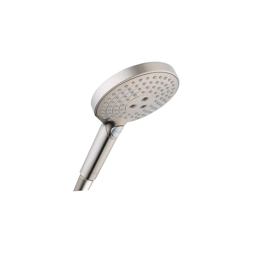 Image of hansgrohe Raindance Select S Easy Install 5-inch Handheld Shower Head Modern 3 -Spray PowderRain, Rain, Whirl 26037821