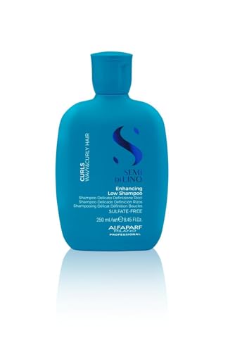Alfaparf Milano| Semi di Lino Curls|Enhancing Low Shampoo - Shampoo delicato di definizione per onde e ricci, 250ml
